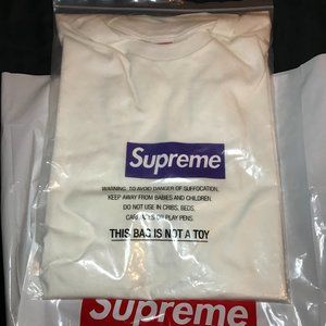Supreme purple on white 1999 box logo t-shirt